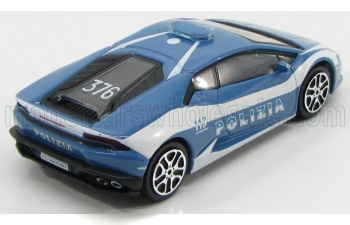 LAMBORGHINI Huracan Lp610-4 2014 Polizia - Police, Light Blue White