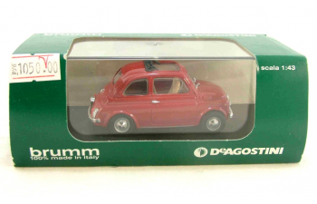 FIAT 500 F (1965), red