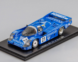 PORSCHE 956 #21 3rd Le Mans M. Andretti - M. Andretti - P. Alliot (1983), blue