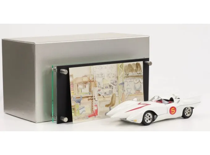 HAMILTON Speed racer mach 5, white/red
