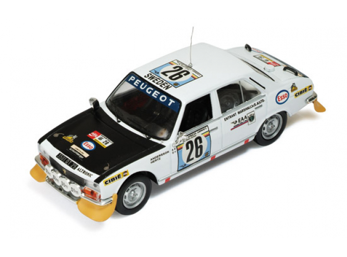 PEUGEOT 504 26 O.Andersson-A.Hertz Rally SAFARI 1975, белый