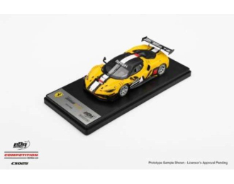 FERRARI 296 GT3 EVO Presentation (2025), yellow/black 