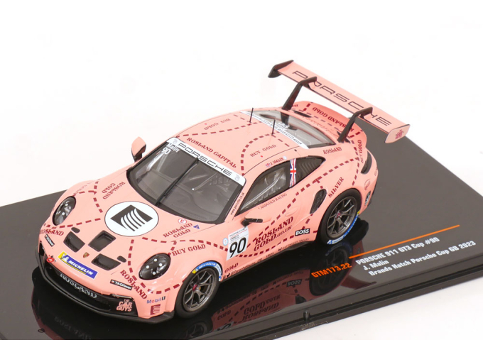 PORSCHE 911 (992) GT3 Cup No 90  Brands Hatch Porsche Cup GB, J. Malin (2023)