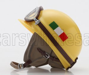 HELMET F1 Casco Helmet Luigi Musso Dino 246 Team Ferrari Season (1958), Yellow