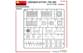 Сборная модель Generator Pe-95 With Fuel Tanks