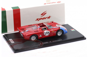 ALFA ROMEO T33/2 №178 5th Targa Florio Teddy Pilette, Rob Slotemaker (1968)