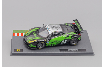 FERRARI 458 Italia 4.5l V8 Grand-am Team Extreme Speed Motorsport N 03 24h Daytona (2012) Scott Sharp - Ed Brown - Johannes Van Overbeek - Guy Cosmo, green / black