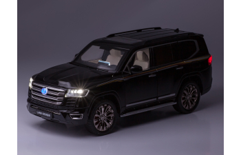 TOYOTA Land Cruiser 300 (2021), черный ( с работающим светом)