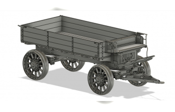 Сборная модель Армейская тракторная повозка П-13