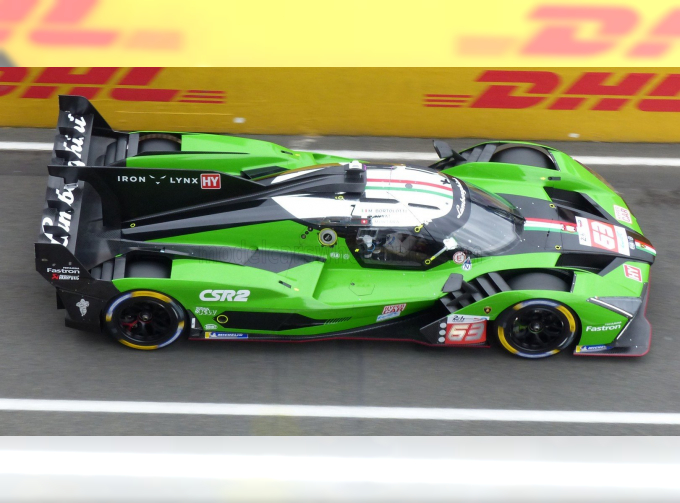 LAMBORGHINI SC63 3.8L V8 Turbo Team Lamborghini Iron Lynx N 63 24h Le Mans 2024 Daniil Kvyat - Mirko Bortolotti - Edoardo Mortara - Green White