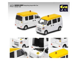 SUZUKI Every Hong Kong Airport Mini Van, white / yellow