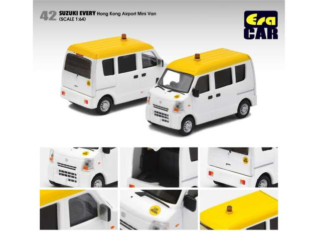 SUZUKI Every Hong Kong Airport Mini Van, white / yellow