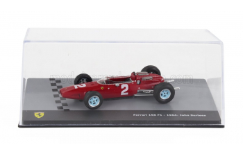 FERRARI F1 158 Scuderia Ferrari №2 World Champion Season (1964) John Surtees - Con Vetrina - With Showcase, Red
