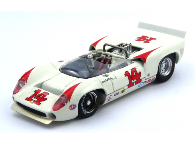 LOLA T70 Mkiii Spider №14 Laguna Seca (1967) Bud Morley, White Red