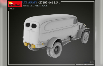 Сборная модель CHEVROLET G7105 4x4 Truck Panel Van Military 1955