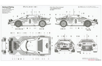 Сборная модель Lancia Stratos HF “1978 Acropolis Rally” (Limited Edition)