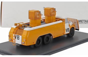 TATRA T148 Tanker Truck Water Cannon Vb Police 3-assi (1976), Yellow White