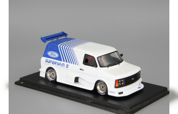 FORD Transit Supervan 2 (1984), white / blue