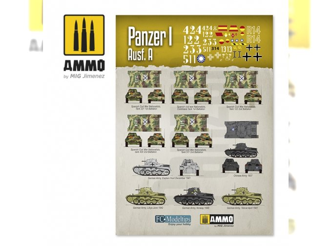 Panzer I Ausf. A Decals 1/16