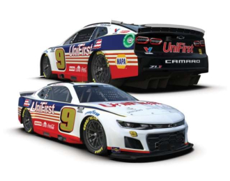 CHEVROLET #9 Chase Elliott *Unifirst*, white/blue/red 2024