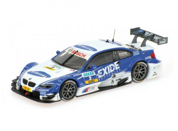 BMW M3 DTM - EXIDE BATTERIES - BMW TEAM RMG REINHOLD - JOEY HAND - DTM 2012, blue