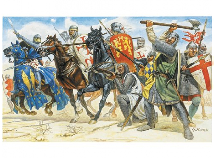 Сборная модель Солдаты CRUSADERS (11TH CENTURY)