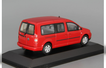 VOLKSWAGEN Caddy Maxi Shuttle (2007), red