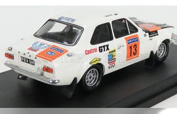 FORD Escort Mki (night Version) N 13 Winner Rally 1000 Lakes (1970) H.Mikkola - G.Palm, White Matt Black