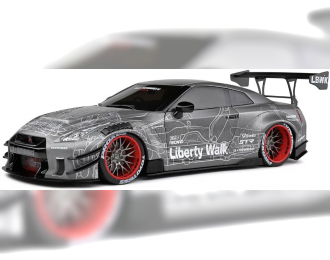 NISSAN Gt-r (r35) Liberty Walk Body Kit 2.0 Coupe (2020), Black White