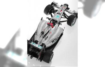 MERCEDES-BENZ GP Petronas W01 Schumacher (2010), silver