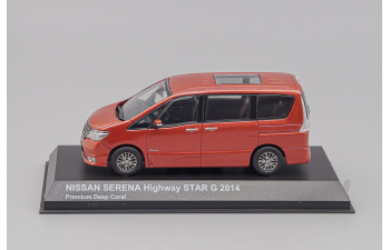 NISSAN Serena Highway Star G (2014), premium deep coral