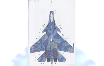 Сборная модель Российский палубный истребитель Su-33 Flanker-D