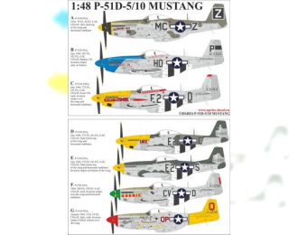 Декаль для P-51D-5/10 MUSTANG