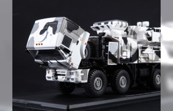 Камский грузовик 6560 ЗРПК 96К6 (Панцирь-С1) камуфляж Арктика