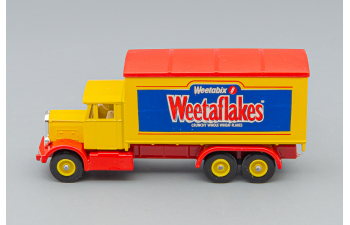 SCAMMELL Six Wheel Truck "Weetabix Weetaflakes", yellow / red