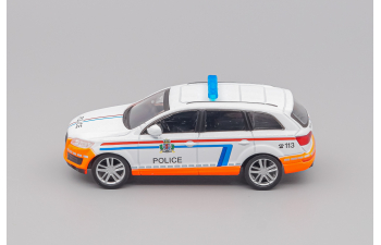 AUDI Q7 Police Luxembourg, Полицейские Машины Мира 28, white