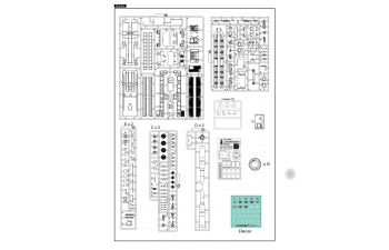 Сборная модель Russian 9K720 Iskander-M Tactical ballistic missile MZKT chassis pre-painting Kit