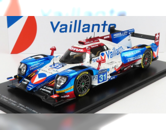 ORECA 07 Gibson Gk428 4.2l V8 Team Vaillante Rebellion №31 24h Le Mans (2017) B.Senna - N.Prost - J.Canal - Con Vetrina - With Showcase, White Blue