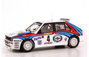 LANCIA Delta HF Integrale Rally Monte Carlo 1992 Martini Nr.4, Auriol / Occelli, white