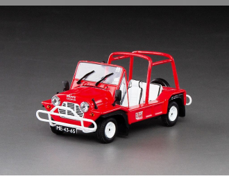 AUSTIN Mini Moke RHD Car Rental Macau with 2 Figurines, red