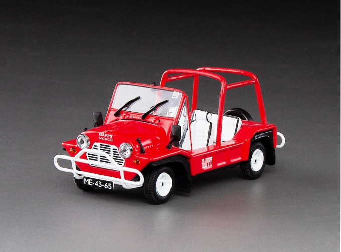 AUSTIN Mini Moke RHD Car Rental Macau with 2 Figurines, red