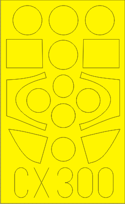 Маска для Spitfire PR.XIX