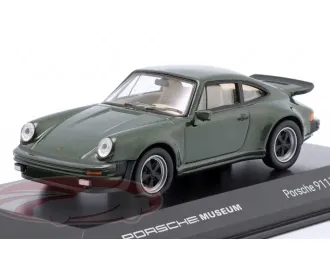 PORSCHE 911 Turbo 3.0 (1975), oak green / black Tires
