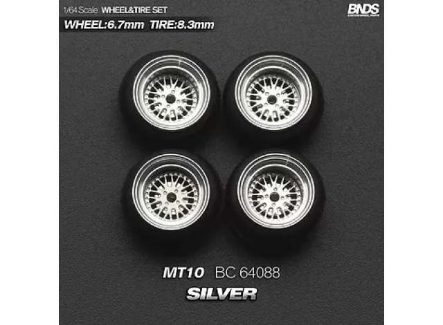 Alloy Wheel & Rim set, silver/chrome