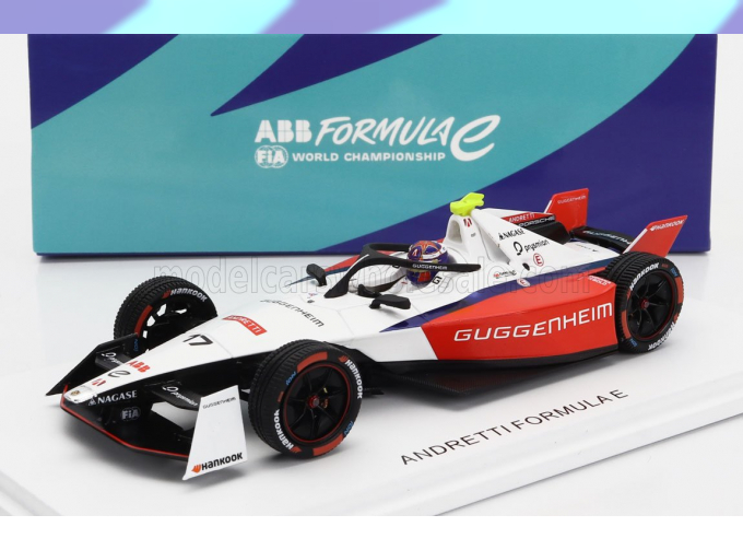 PORSCHE Formula-e 99x Elctric Team Andretti N17 Season (2023-2024) Norman Nato, White Red Black