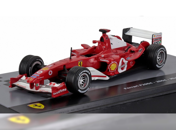 FERRARI F1 F2004 №1 World Champion Season (2004) Michael Schumacher - Con Vetrina - With Showcase, Red White