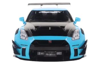 NISSAN GT-R (R35) W/ Liberty Walk bodykit 2.0 (2024), blue