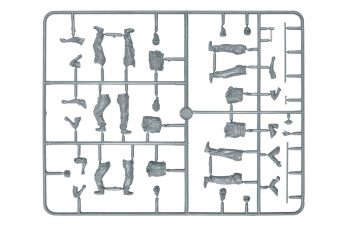 Сборная модель диорама - полевой ремонт немецкого танка - Курск 1943