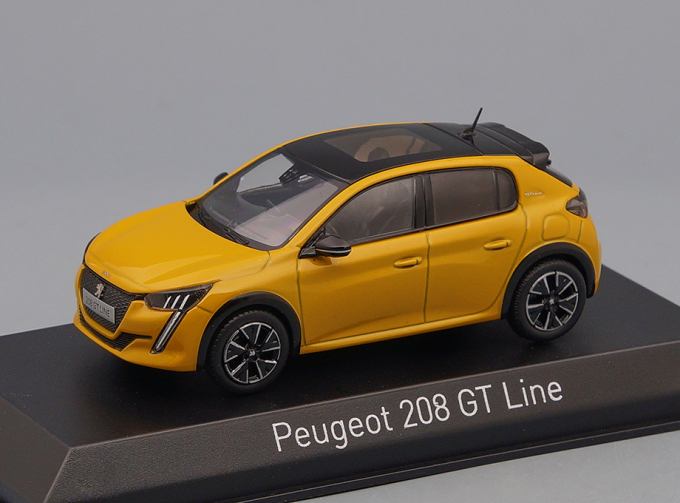 PEUGEOT 208 GT Line (2019), yellow