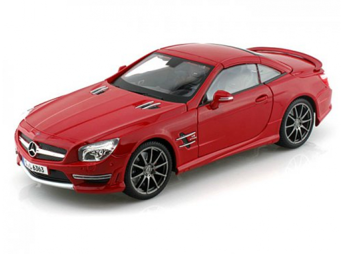 MERCEDES-BENZ SL 63 AMG Hard Top, красный